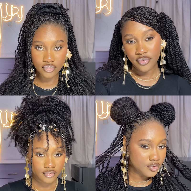 QVR Brazilian Remy Hair Afro kinky Bulk Human Hair For Braiding Dreadlock Hair - Image 3