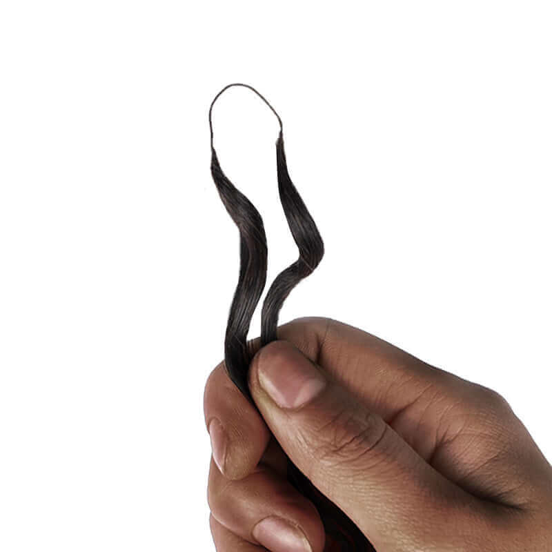 QVR Kinky Curly Micro-Ring Loop Hair Highlight #4/27/30 Crochet Braid Hair Extensions - Image 5