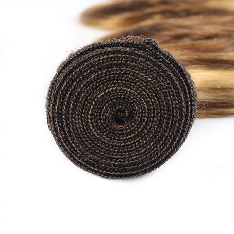 QVR Piano Highlight Body Wave Bundles P4/27 Bundles Ombre Human Hair Bundles - Image 7