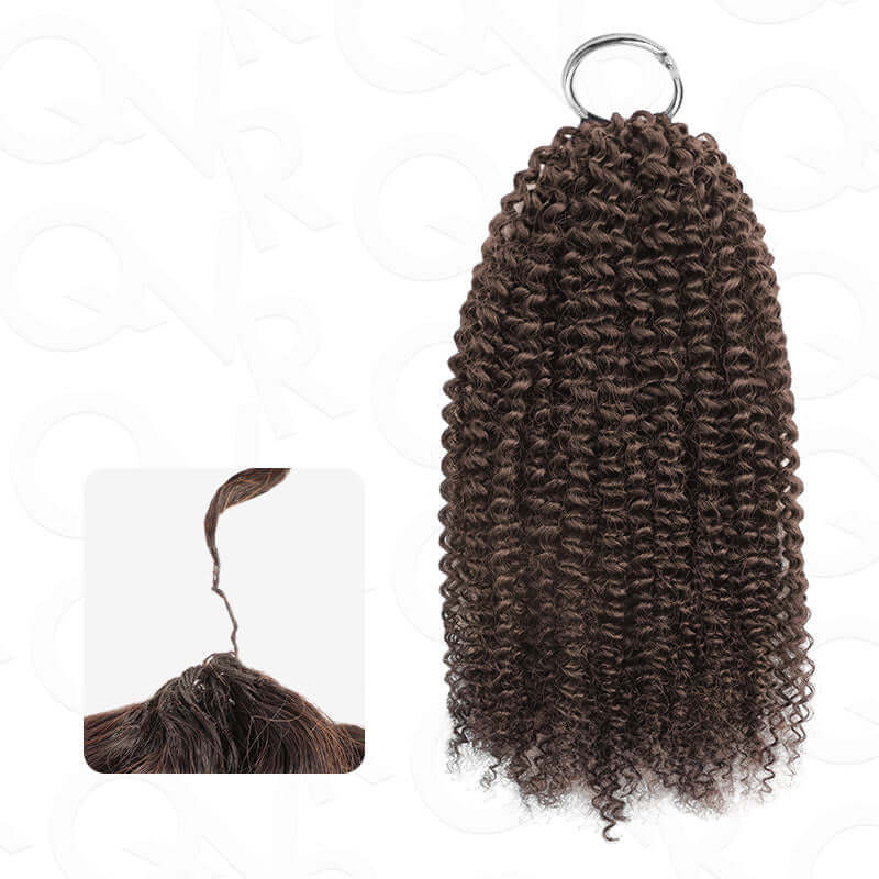 Member Sale| #4 Afro Kinky Curly Feather Crochet Hair - Image 4