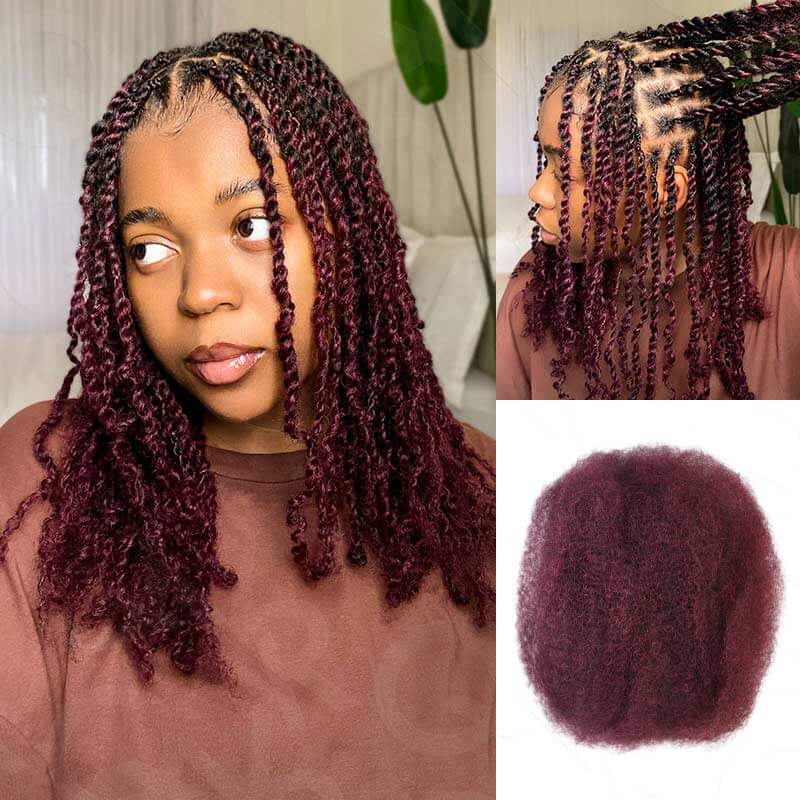 Member Sale|Mix #4/30 Afro kinky Bulk Human Hair - Image 10