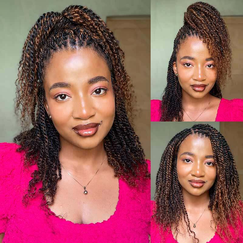 Member Sale|Natural Black Afro kinky Bulk Human Hair - Image 10