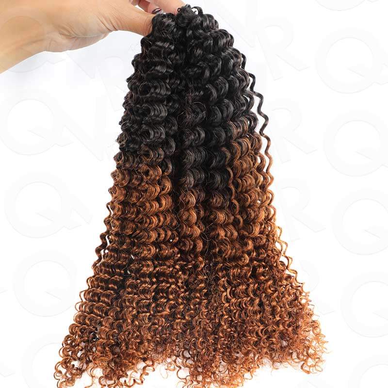 Member Sale|QVR #T1B/30 Crochet Hair Small Kinky Curly Machine Made Feather Human Hair Extension - Image 10