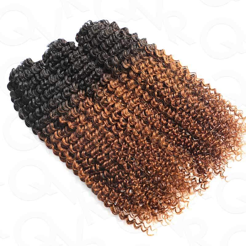 Member Sale|QVR #T1B/30 Crochet Hair Small Kinky Curly Machine Made Feather Human Hair Extension - Image 12