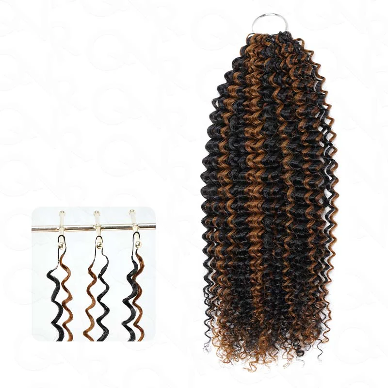 Member Sale|QVR #T1B/30 Crochet Hair Small Kinky Curly Machine Made Feather Human Hair Extension - Image 20