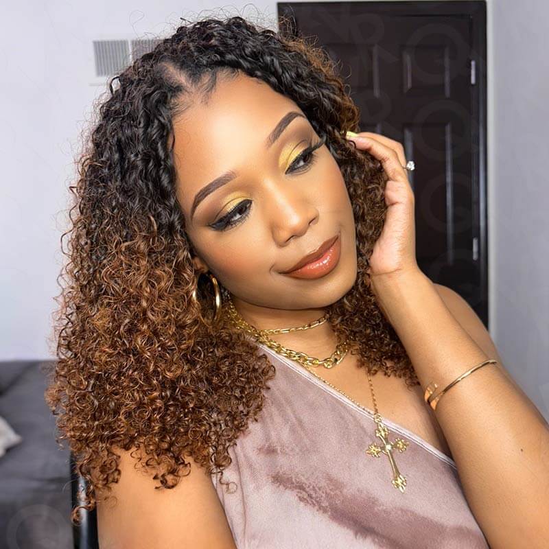 Member Sale|QVR #T1B/30 Crochet Hair Small Kinky Curly Machine Made Feather Human Hair Extension - Image 6