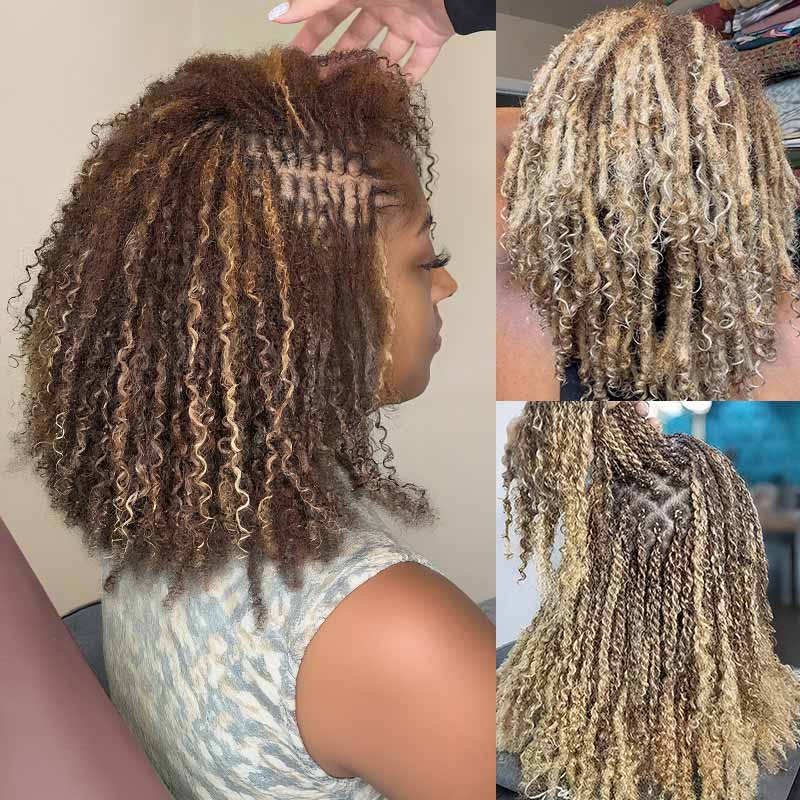 Member Sale|Three Colors #4/30/27 Afro kinky Bulk Human Hair - Image 14