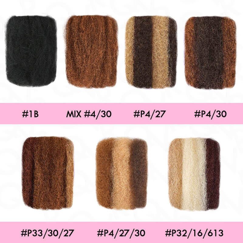 Member Sale|Three Colors #4/30/27 Afro kinky Bulk Human Hair - Image 4