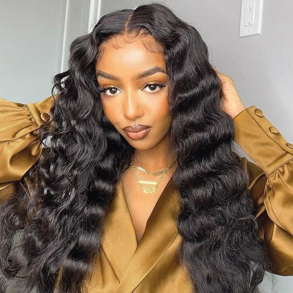 Loose Deep Wave Bundles with Closure Peruvian Hair Bundles with Closure Remy 100% Human Hair Bundles with 4x4 lace Closure - Image 3