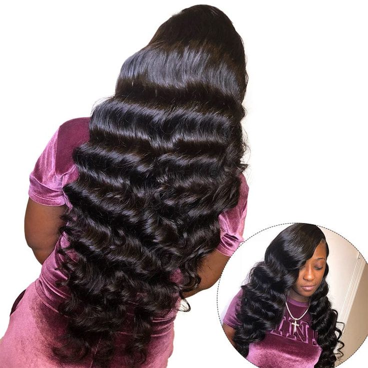 Loose Deep Wave Bundles with Closure Peruvian Hair Bundles with Closure Remy 100% Human Hair Bundles with 4x4 lace Closure - Image 9