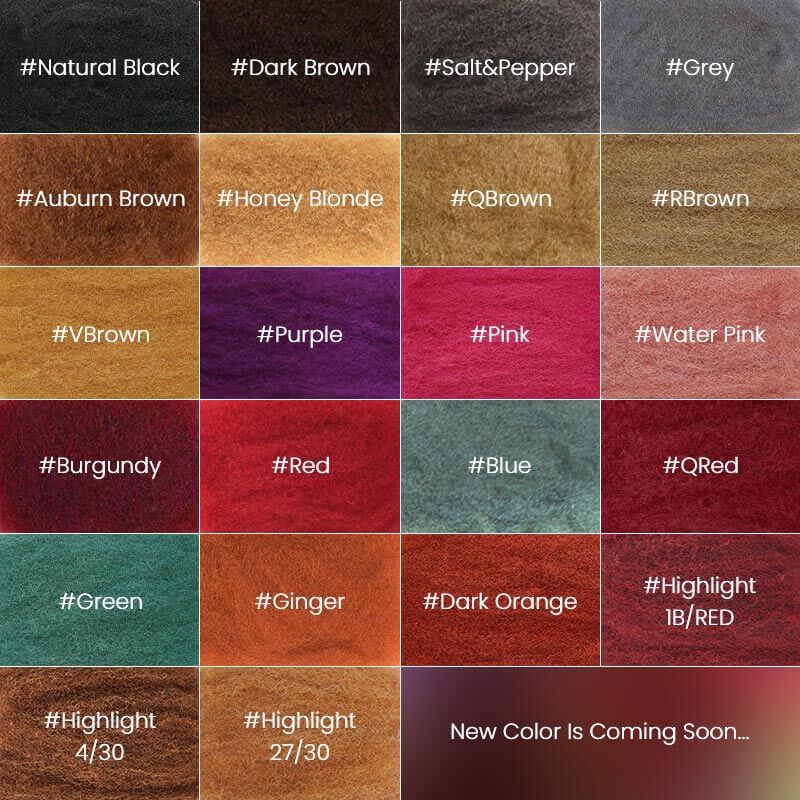 QVR #27/30 Afro Kinky Bulk Mixed Color Human Hair for Braiding DreadLock - Image 11