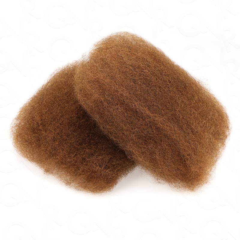 QVR Affordable Afro Kinky Bulk Human Hair Auburn Color For Braiding DreadLock - Image 11