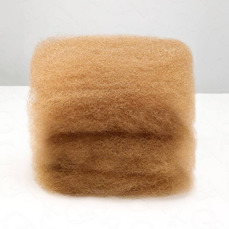 QVR Honey Blonde Color Afro kinky Bulk Hair Extensions For Braiding Dreadlock Human Hair - Image 13