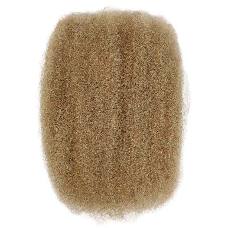 QVR Honey Blonde Color Afro kinky Bulk Hair Extensions For Braiding Dreadlock Human Hair - Image 15