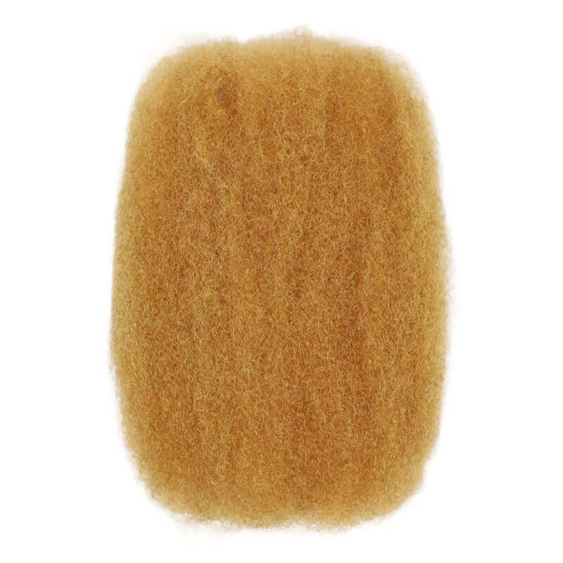 QVR Honey Blonde Color Afro kinky Bulk Hair Extensions For Braiding Dreadlock Human Hair - Image 16