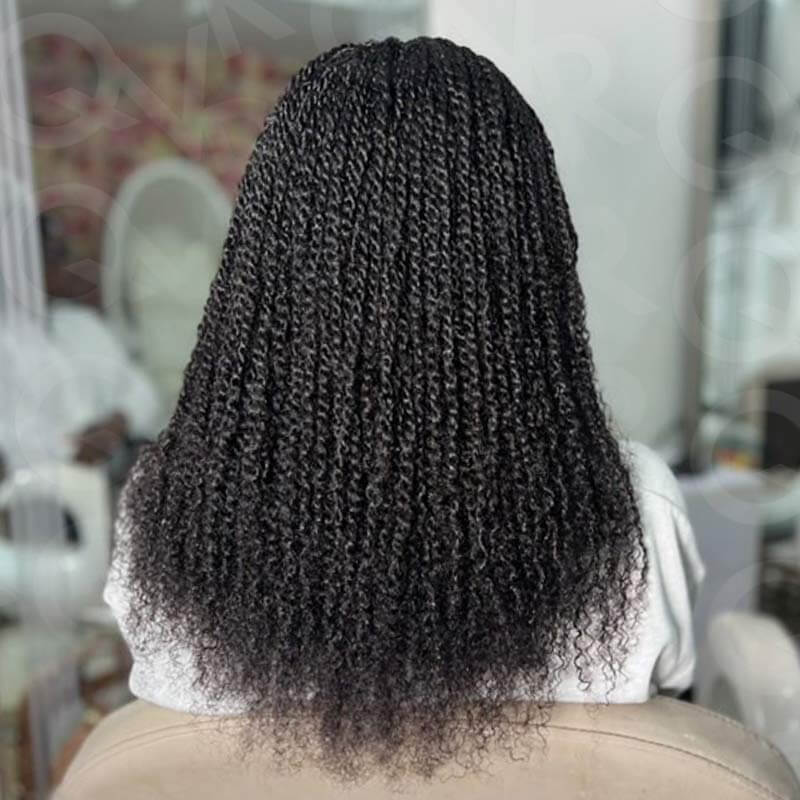 B3G1|Honey Blonde Afro kinky Bulk Human Hair - Image 3