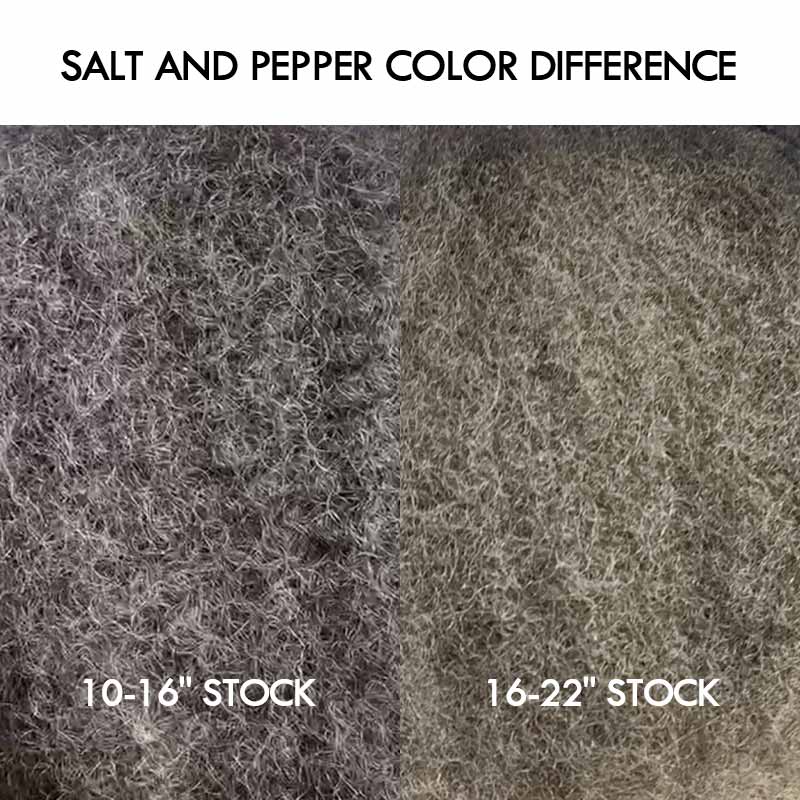 QVR Brazilian Salt Pepper Color Afro Kinky Bulk Human Hair For Braiding Dreadlock Hair - Image 3