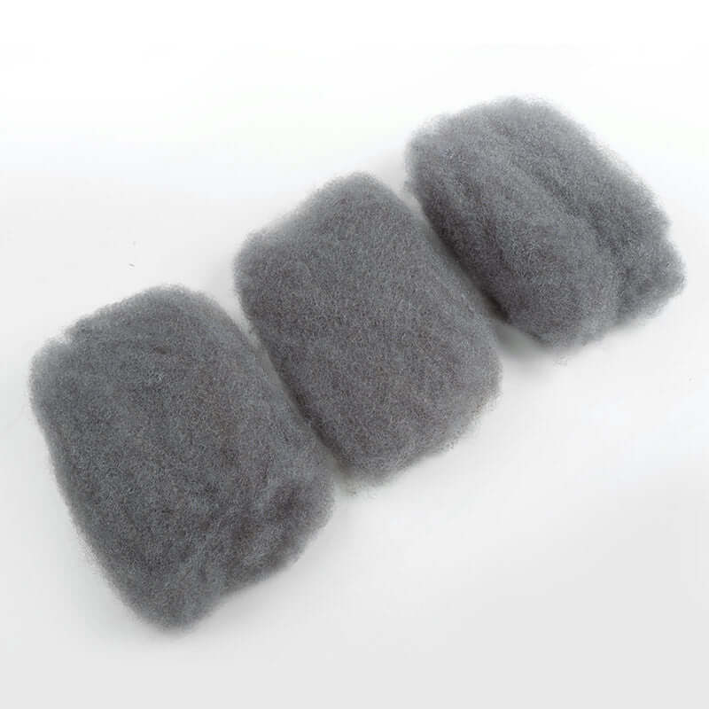 QVR Brazilian Grey Color Remy Hair Afro kinky Bulk Human Hair For Braiding Dreadlock Hair - Image 10