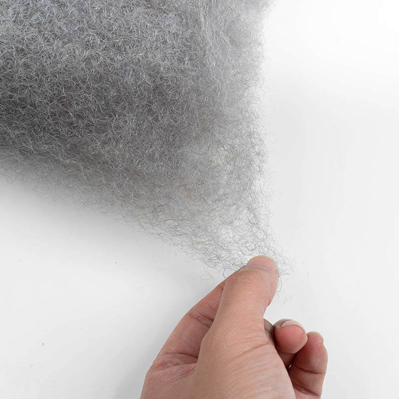 QVR Brazilian Grey Color Remy Hair Afro kinky Bulk Human Hair For Braiding Dreadlock Hair - Image 8