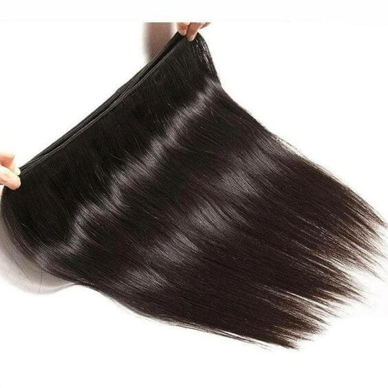 QVR 12A Silk Straight Virgin Human Hair Bundles 3 Bundles Body Wave Natural Color Hair Weave - Image 5