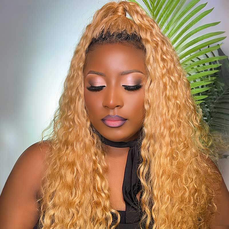 QVR #27 Water Wave Micro-Ring Loop Hair Feather Human Hair Extensions - Image 3