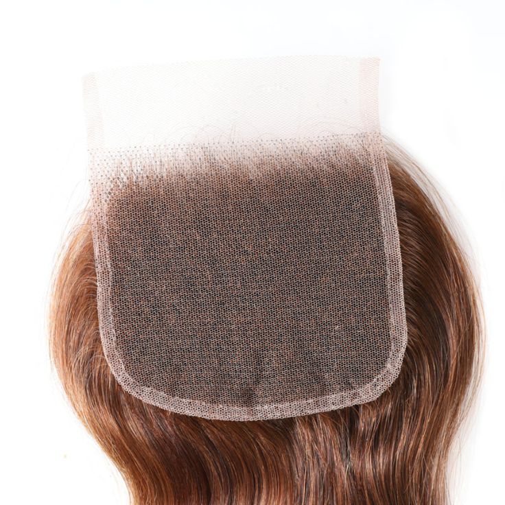 QVR Body Wave 4x4 Lace Closure Virgin Hair Highlight Piano Color - Image 4