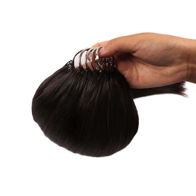 QVR Body Wave Crochet Hair Natural Black Machine Made Feather Human Hair Extension - Image 7