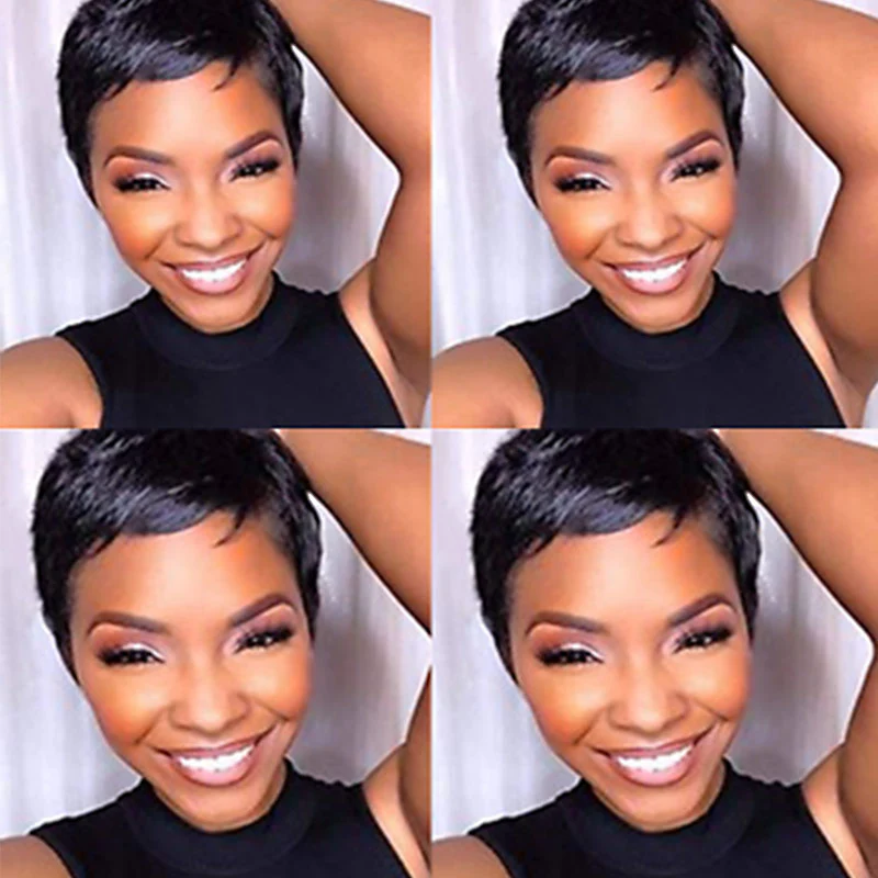 QVR Boss Pixie Cut Wigs Human Hair Short Wigs For Women - Image 7