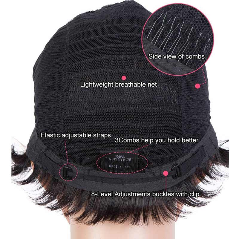 QVR Boss Pixie Cut Wigs Human Hair Short Wigs For Women - Image 8