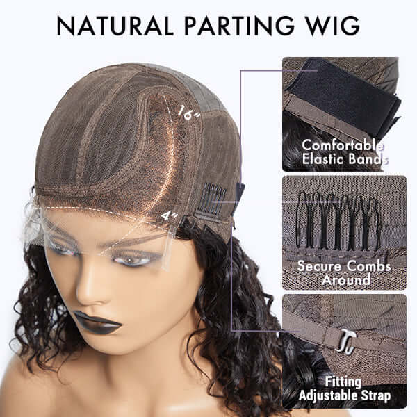 QVR Hot Selling Boss Lady Pixie Cut Glueless Side Part Short Lace Frontal Wigs - Image 9