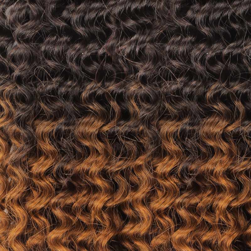QVR #T2/30 Crochet Hair Small Kinky Curly Machine Made Feather Human Hair Extension - Image 8