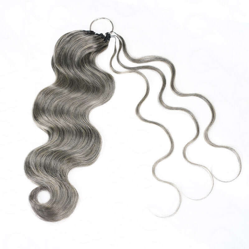 QVR Body Wave Crochet Hair Natural Black Machine Made Feather Human Hair Extension - Image 15